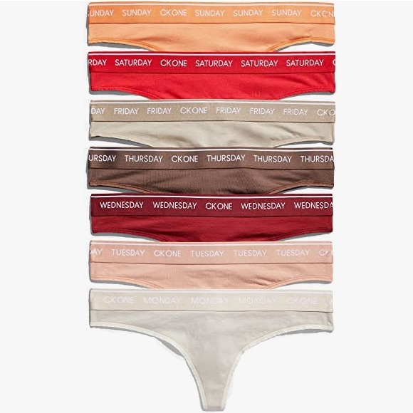 New Calvin Klein 7 Pack Days Of The Week Thongs size small⭐️⭐️⭐️⭐️ - Picture 16 of 16